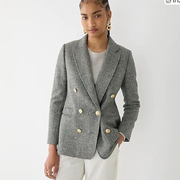 J. Crew Jackets & Blazers - J Crew 8T Bristol Blazer Gold Buttons Moon Quality British Cloth Wool